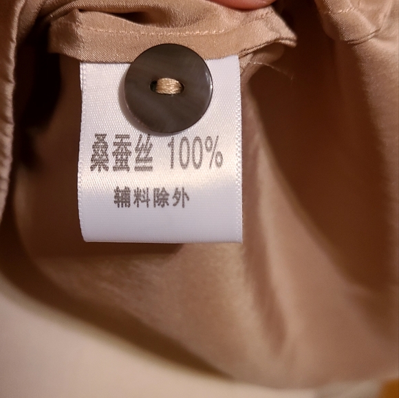 Silk Long Sleeve Blouse Small - Picture 4 of 7